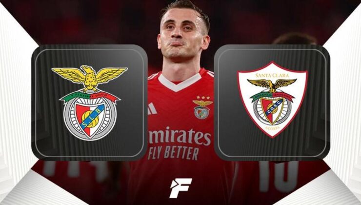 Benfica-Santa Clara maçı ne zaman, saat kaçta, hangi kanalda canlı yayınlanacak? Kerem Aktürkoğlu ilk 11'de mi?